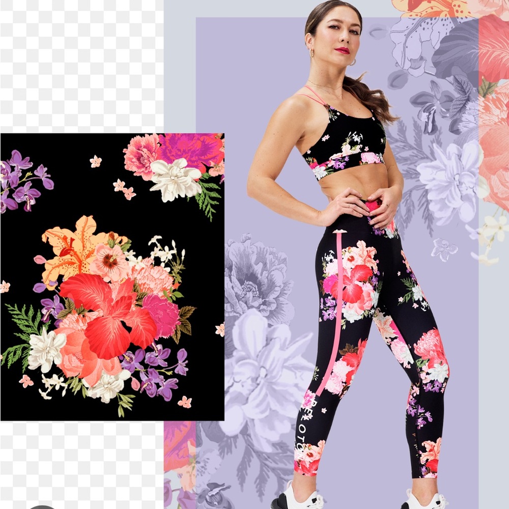 **RARE** Peloton Asian & Pacific Islander Heritage month- 2021 floral leggings